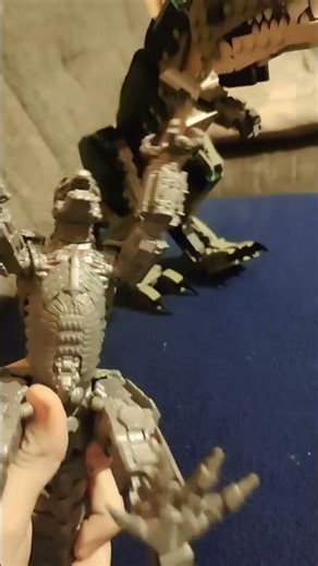 Godzilla blast mega Godzilla and the fist with he,s atomic breath