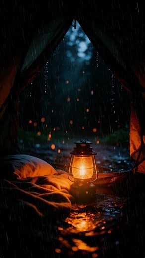 Heavy Rain on a Tent 🌧️ Real Recording for Deep Sleep