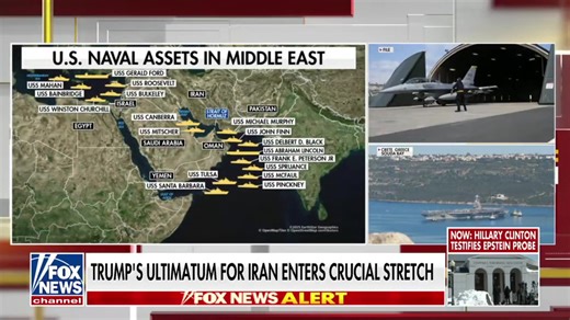 President Trump now has the largest deployment of US Air and Naval assets in the Middle East in 23 YEARS This is his "OR ELSE" for Iran... ▪️USS Gerald Ford ▪️USS Roosevelt ▪️USS Bulkeley ▪️USS Mahan ▪️USS Bainbridge ▪️USS Winston Churchill ▪️USS Canberra ▪️USS Mitscher ▪️USS Michael Murphy ▪️USS John Finn ▪️USS Delbert D. Black ▪️USS Abraham Lincoln ▪️USS Frank E. Peterson Jr ▪️USS Spruance ▪️USS McFaul ▪️USS Pinckney ▪️USS Tulsa ▪️USS Santa Barbara Several US Air Force heavy lift aircraft are 