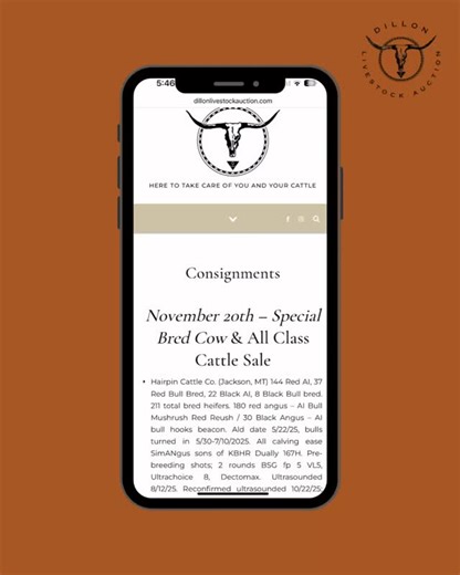 15 reactions | This Thursday is shaping up to be a big one at Dillon Livestock Auction! Early consignments look strong for our Special Bred Cow & All Class Cattle Sale, and more are being added daily. Feeder cattle kick off at 10 AM — 퐁퐫퐞퐝 퐂퐨퐰퐬 퐬퐭퐚퐫퐭퐢퐧퐠 퐚퐭 ퟏ퐏퐌, and weigh-ups to follow. Get your bidding numbers ready! Cattle USA will be live. #dillonlivestockauction#saleday#bredcowsale #cattlemarket | Dillon Livestock Auction | Facebook