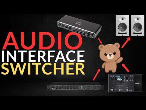 Switch Between 3 Audio Interfaces Without Unplugging Cables