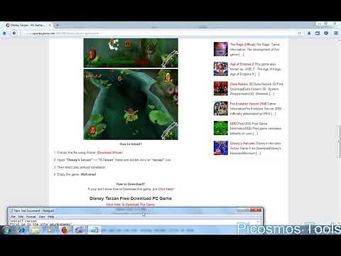 how to download the game tarzan in pc