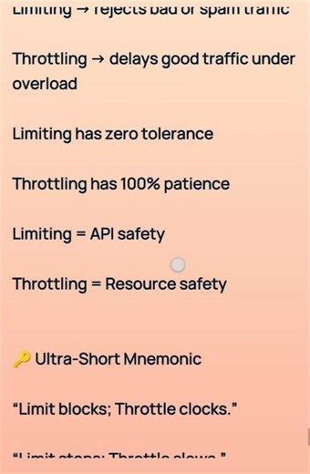 🎯— The Ultimate Memory Hack Cheat Sheet: Limiting vs Throttling