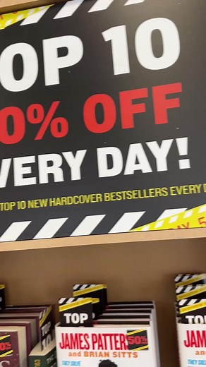 Come check out the newest additions to our Best Sellers section! 50% Off is a great deal! 😏#2ndandcharlescovington #2nccovington #bestsellers #top10 #books #bookstagram #serpentofwingsandnight #britneyspears #jamespatterson #oliveblake #atlasseries #hardcover #covington #sttammanyparish | 2nd & Charles