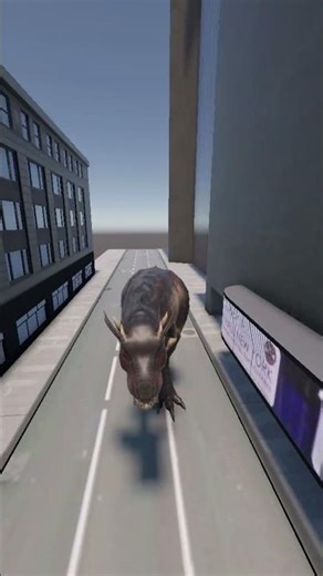 the sound of giant running footsteps monster dinosaur #dinosaur #roar #monster