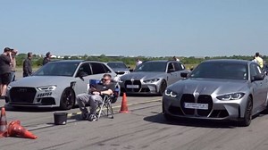 BMW M3 G80コンペティション vs 730馬力Audi RS6 Avant GDR – ドイツ製AWDバトル