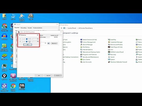 How to adjust right and left volume Balance control of your headphones in Windows 10