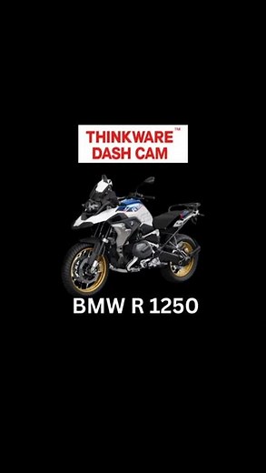 Thinkware M1 Motorsports Dash Cam Installed #dashcam #motorcycle #thinkware