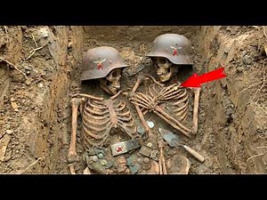 FIVE GERMAN SOLDIERS WITH A GOLDEN RING FOUND / WW2 METAL DETECTING