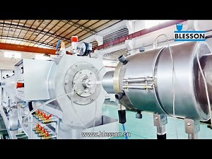 High-Quality PVC Pipe Extrusion Line. | Blesson pipe making machine with efficient pipe extruder