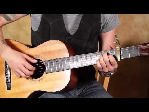 James Taylor - Fire and Rain - How to Play on Acoustic Guitar Lesson - Finger Picking Guitar
