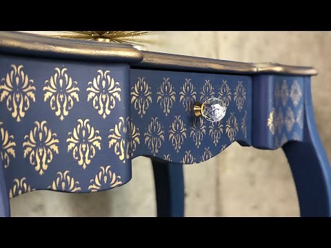 How to Paint and Gild furniture for Beginners