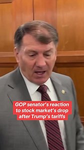 GOP senator's reaction to stock market's drop after #REPUBLICAN tariffs | Margaret Ceja For Lubbock County Democratic Party Chair