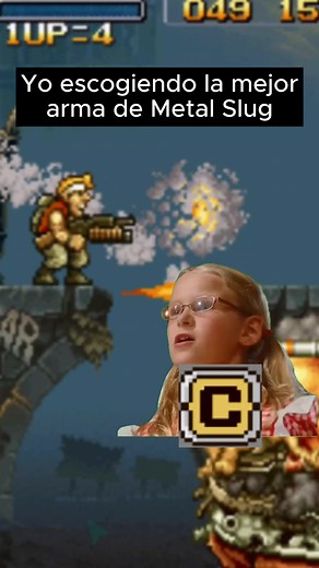 La buena Heavy Machine Gun en Metal Slug