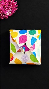 Easy DIY Paper Gift Box 🎁 | Easy Handmade Gift Box | Creative Paper Craft #shorts