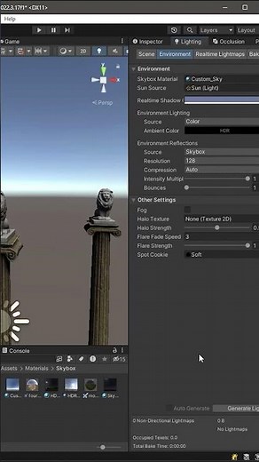 Create Skybox Material in a minute.. #skybox #unity3d #hdri #material #unitytutorials