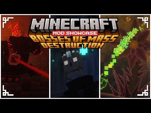 The Boss Fights Minecraft SHOULD Have Had | Bosses of Mass Destruction Mod Showcase