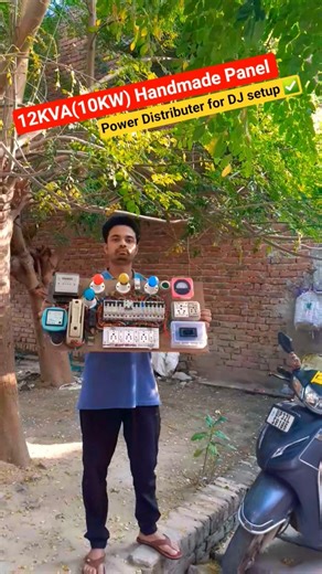 10KW(12kva) #handmade #portable #power #distributor #panel #school #electric #project