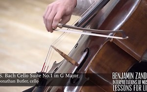 Interpretation Class Bach - Cello Suite No.1, Benjamin Zander Master class