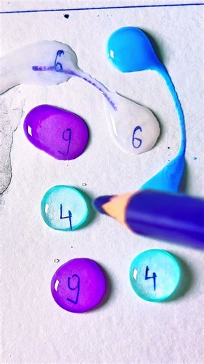 Color💦🔵⚫️🟡💧 #colordrops #colormixing #dropletart #satisfyingvideo #shorts#tiktok#games#usa