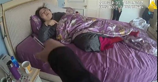 Moment Chinese ‘Bitcoin Queen’ arrested in bed