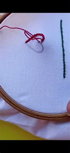 Hand Embroidery for Beginners : Basic Tutorial THE FATE#trending #shorts #viral #embroidery #video