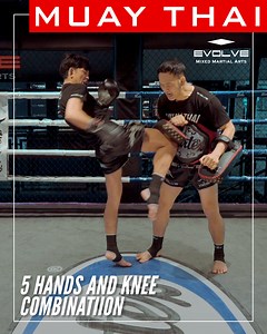 11K views · 302 reactions | Finish the fight with one of these 5 knee knockout combinations!  #MuayThai #KO #Knockout #Training #EvolveMMA | Evolve MMA | Facebook