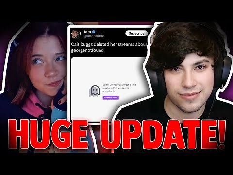 A Huge Update With The GeorgeNotFound Allegations...