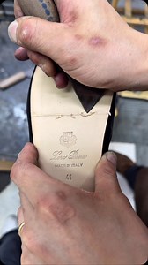 ASMR REPAIR 🔊 let’s install half rubbers on these new pair of @loropiana loafers! #cobbler #loropiana #shoerepair #asmr #shoeshine #shoerestoration #shoesformen #halfrubbers | Mason & Smith