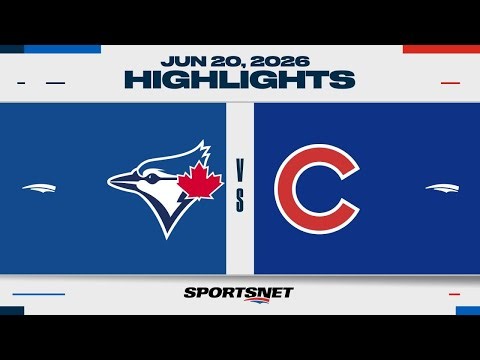 MLB Highlights | Blue Jays vs. Cubs - June 20, 2026