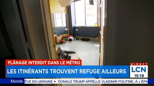 Flânage interdit dans le métro: des itinérants entrent par effraction dans des bâtiments pour y trouver refuge