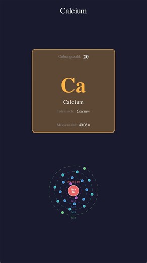 Calcium DE Short #animation #coding #atome