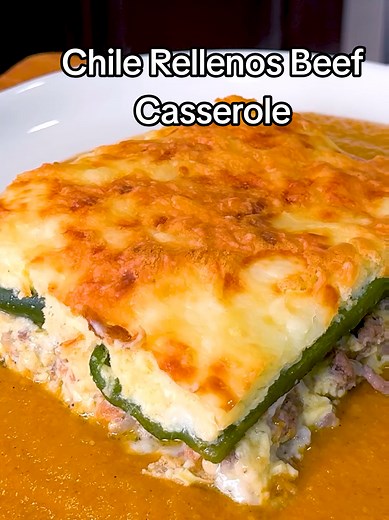 Chile Rellenos Beef Casserole: Easy No-Frying Recipe