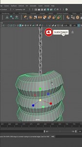 ⛓ Model Any Chains in Seconds in Maya! 😱 #Shorts