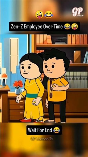 Zen-Z Employees Over Time🤪🤣😜😂😁🤪🤣🤣 । comedy reels। funny shorts। cartoon meme। GP Cartoon TV