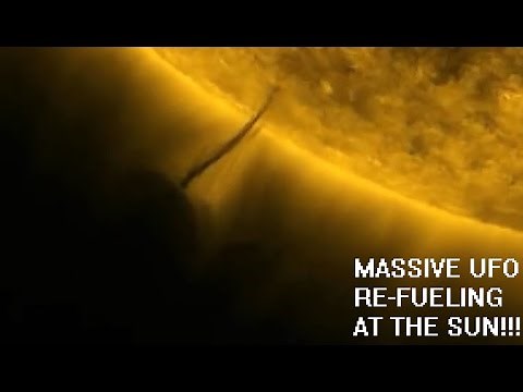 Massive UFO Re-Fueling at the Sun (Harvesting Sun Energy)