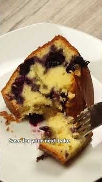 Blueberries in Every Slice! Homemade Blueberry Cake