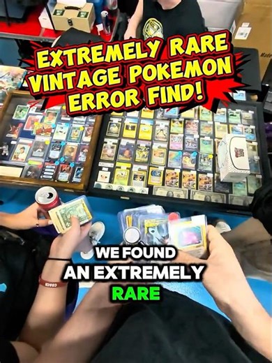Extremely rare error pokemon card find! #pokemonchannel #pokemon #pokemoncards #pokemontcg #tcg
