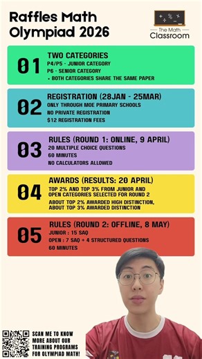 Raffles Math Olympiad 2023: Join the Ultimate Challenge!
