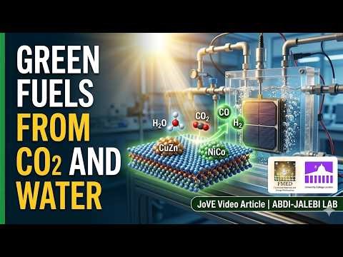 Solar-Driven Electrochemical Green Fuel Production from CO2 and Water