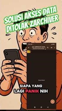 Akses Data Di Android Ditolak? Lakukan Cara ini 100% Berhasil#tutorial #solusi #zarchiver #shorts
