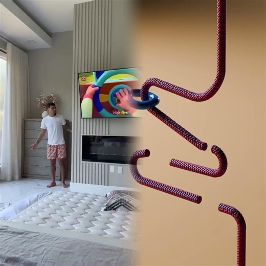 Mom and dad catch son teaching daughter how to do front flip #shorts