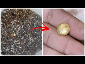 Extracting Gold from Store Dust Part I | Gold Jewellery Making - Gold Smith Jack