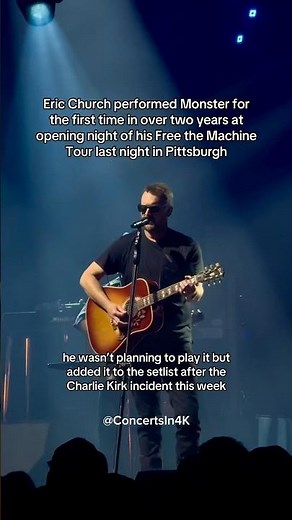 Eric Church Concert - Free the Machine Tour - Springsteen Talladega Johnny #ericchurch #countrymusic