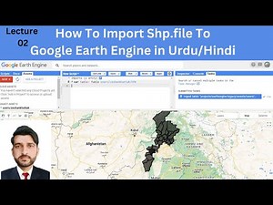 GEE lecture 02 : How to Import/Upload Shape File To Google Earth Engine in Hindi/Urdu