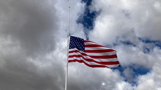 Flags are at half-staff in Massachusetts today. Here's why