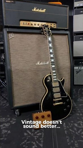 Vintage Guitars Don't Sound Better? #lespaul #gibson #shorts