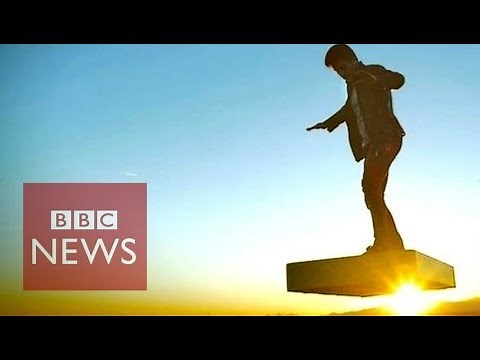 Space firm creates ArcaBoard - a 'real hoverboard' - BBC News