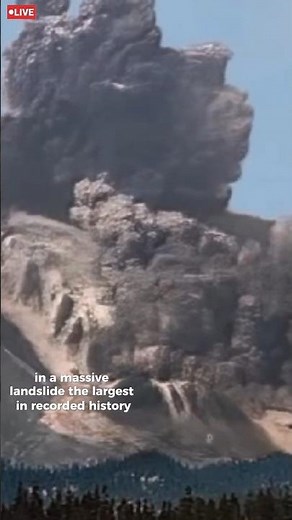 🌋Mount St. Helens erupted violently in 1980 ( history)