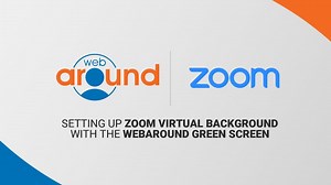Watch Set Up Zoom Virtual Background with a Webaround Green Screen on Amazon Live